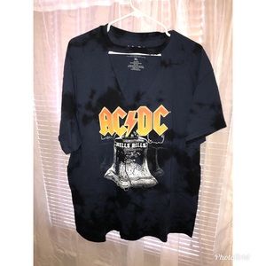 AC DC hell’s bells Cutout Band Tee